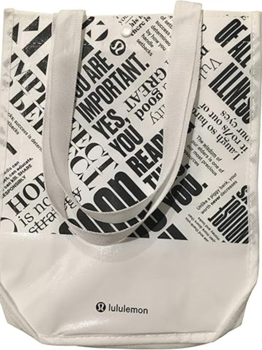 Lululemon 20th Anniversary Small Reusable Tote Carryall Gym Bag
